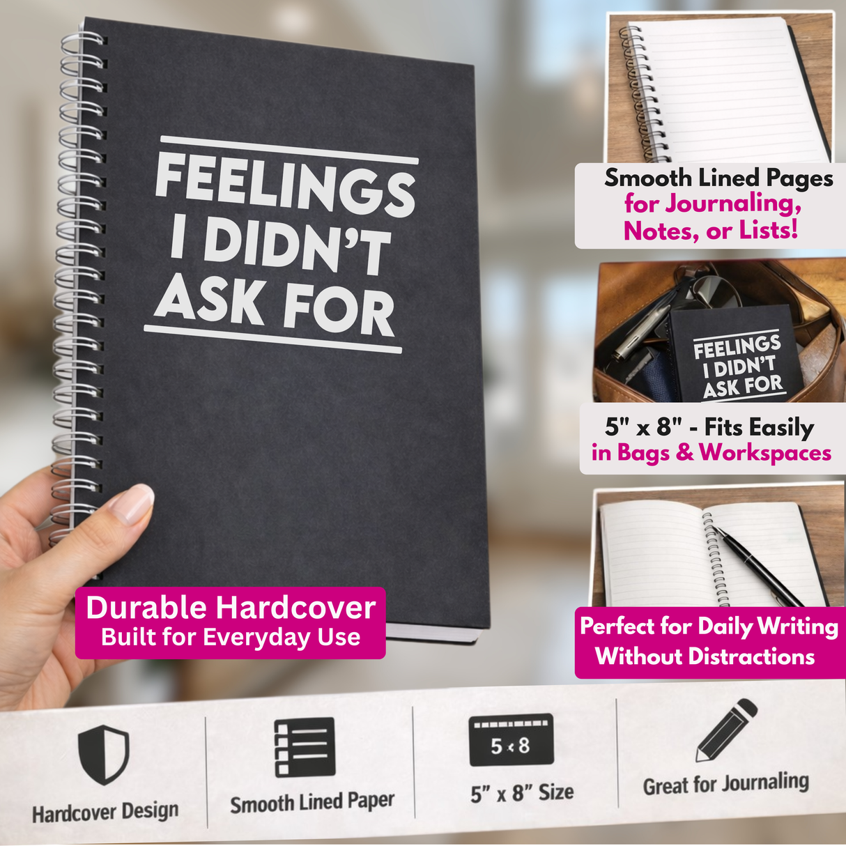 Feelings I Didn’t Ask For Funny Journal