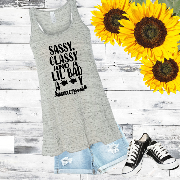 Sassy, Classy | Women’s Flowy Racerback Tank