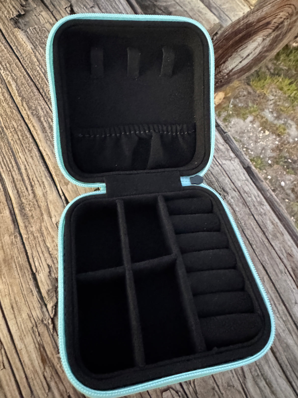 Split Monogram Leatherette Jewelry Box – Personalized Keepsake Gift