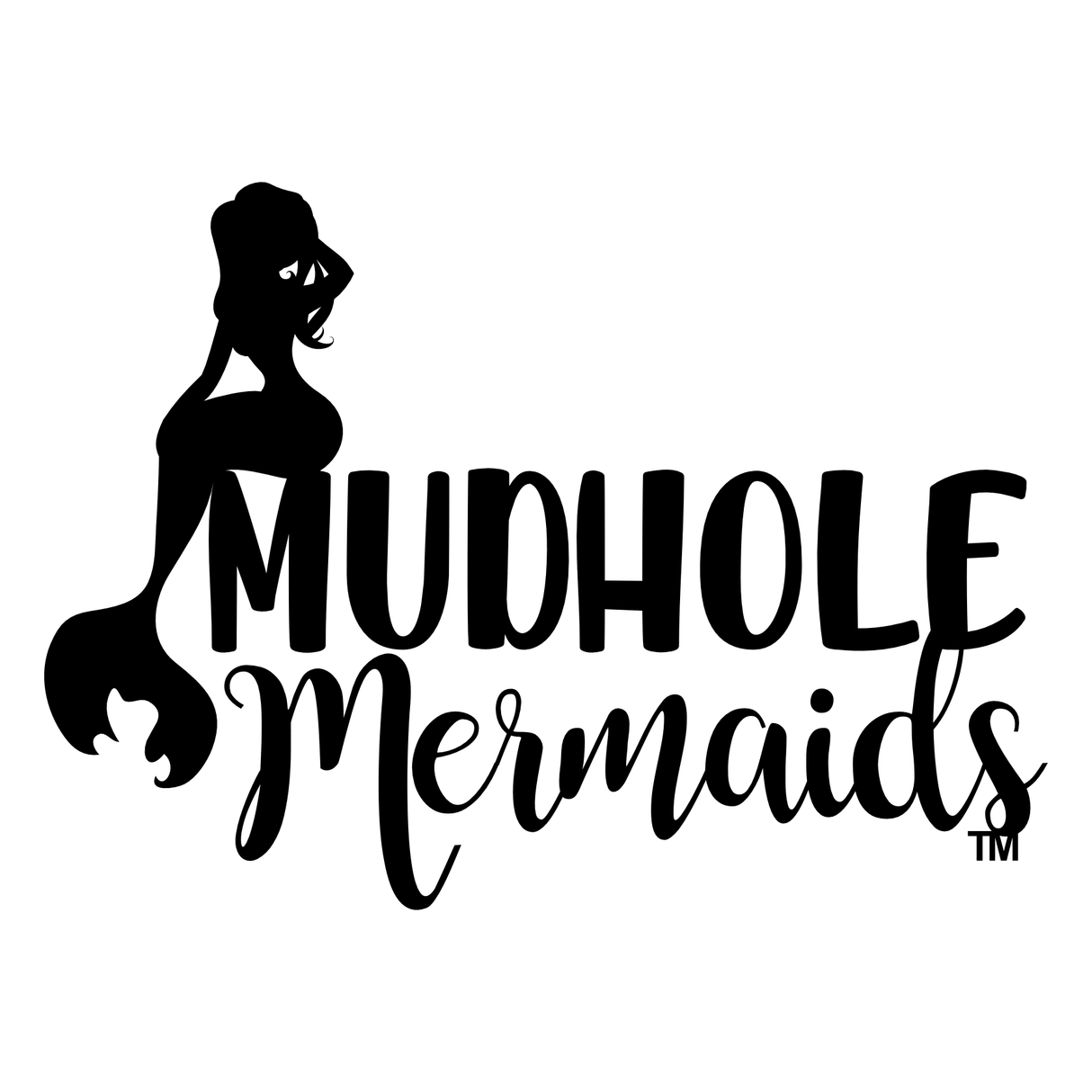 example of mudhole mermaid small decal