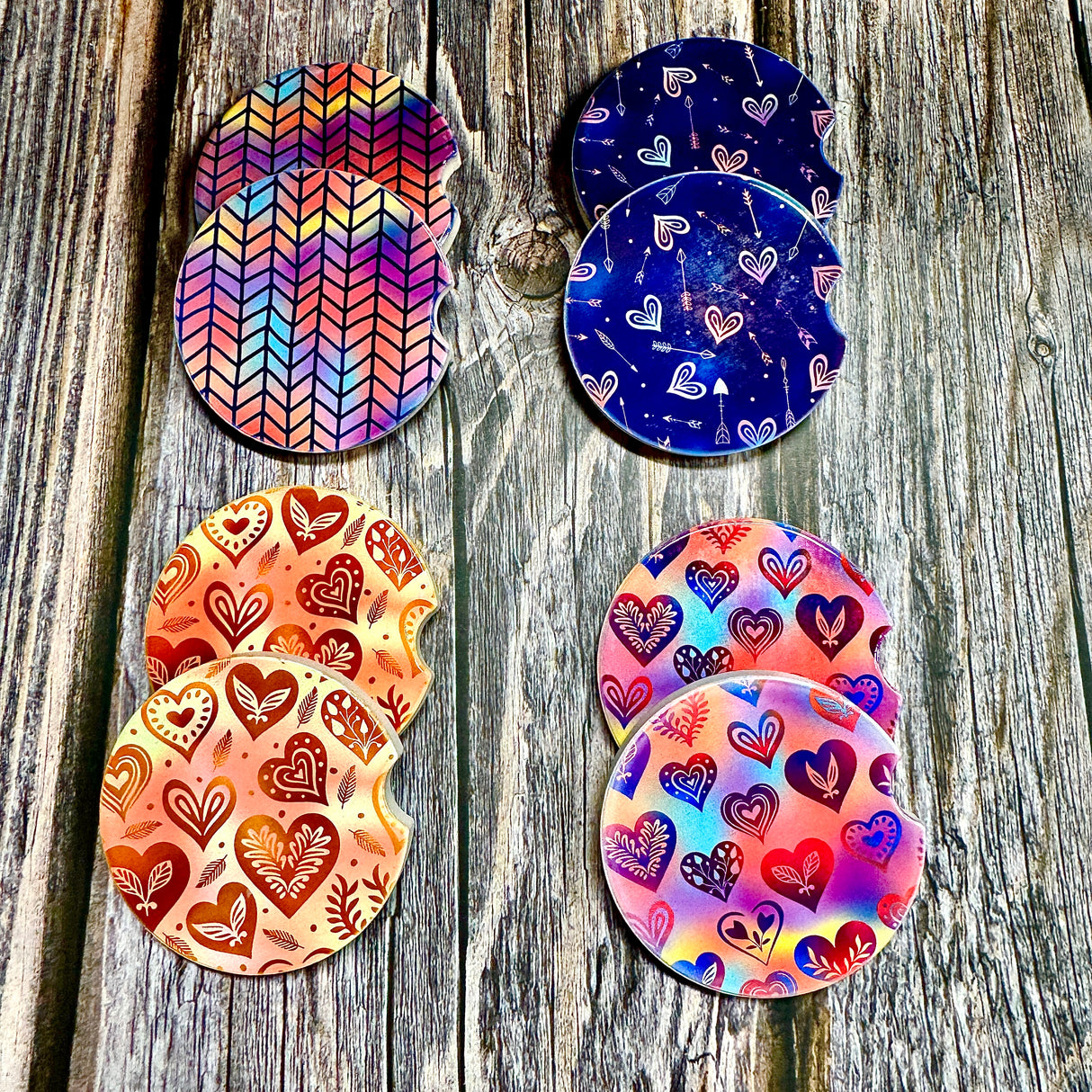 Custom Ceramic Car Coaster – Stylish Auto Accessory