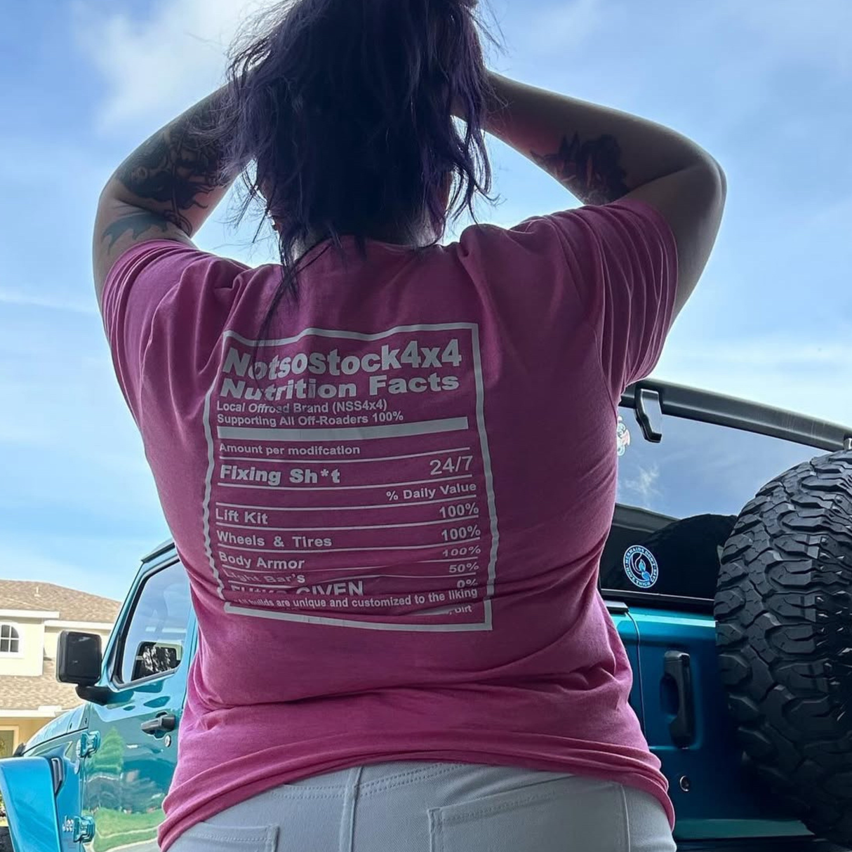 Off Road Nutrition Facts Tee – Built for the Bold