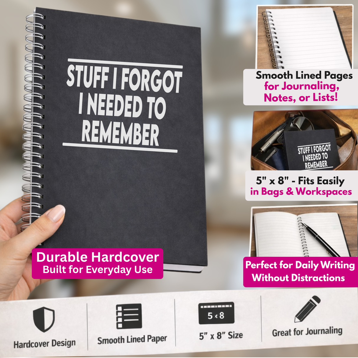 Stuff I Forgot I Need to Remember Funny Journal