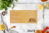 This is where I murder vegetables cutting board with drip ring
