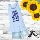 Sassy, Classy | Women’s Flowy Racerback Tank