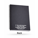 Things to Do but I Probably Won’t Funny Journal