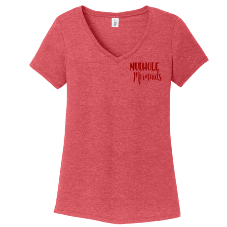 Mud Is Just Trail Glitter V-Neck Tee