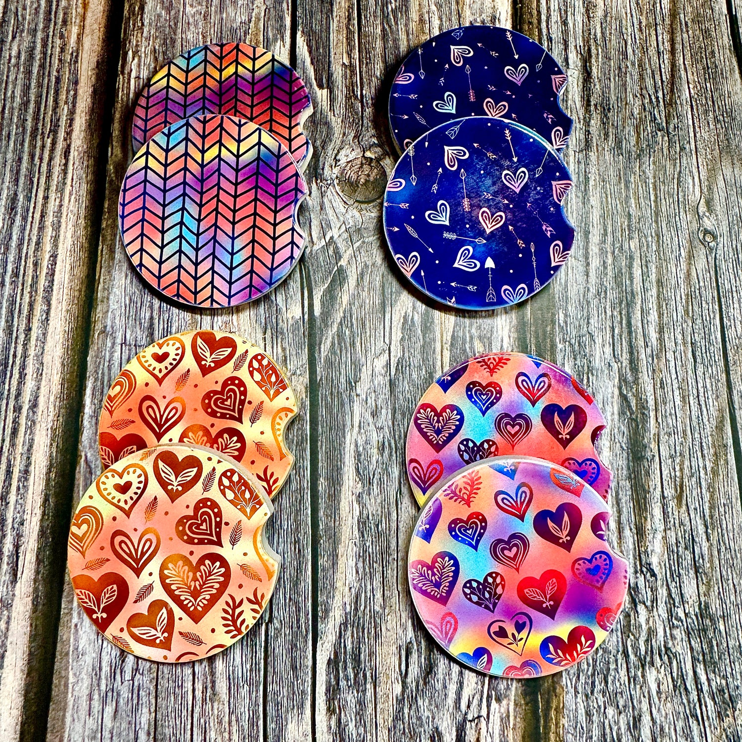 Custom Ceramic Car Coaster – Stylish Auto Accessory