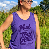 Mud Is Just Trail Glitter Racerback Tank