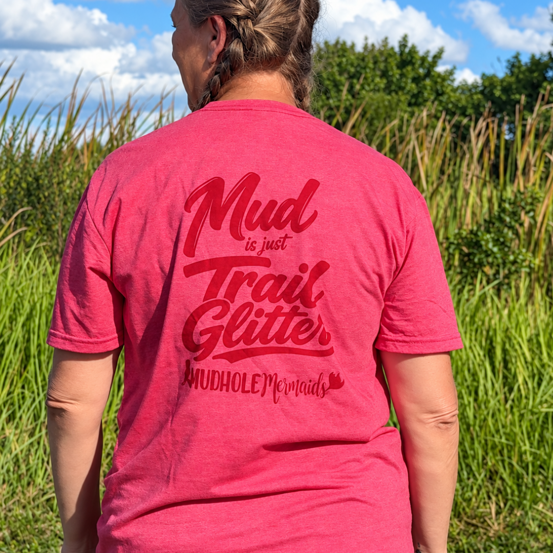 Mud Is Just Trail Glitter Tee