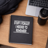 Stuff I Forgot I Need to Remember Funny Journal