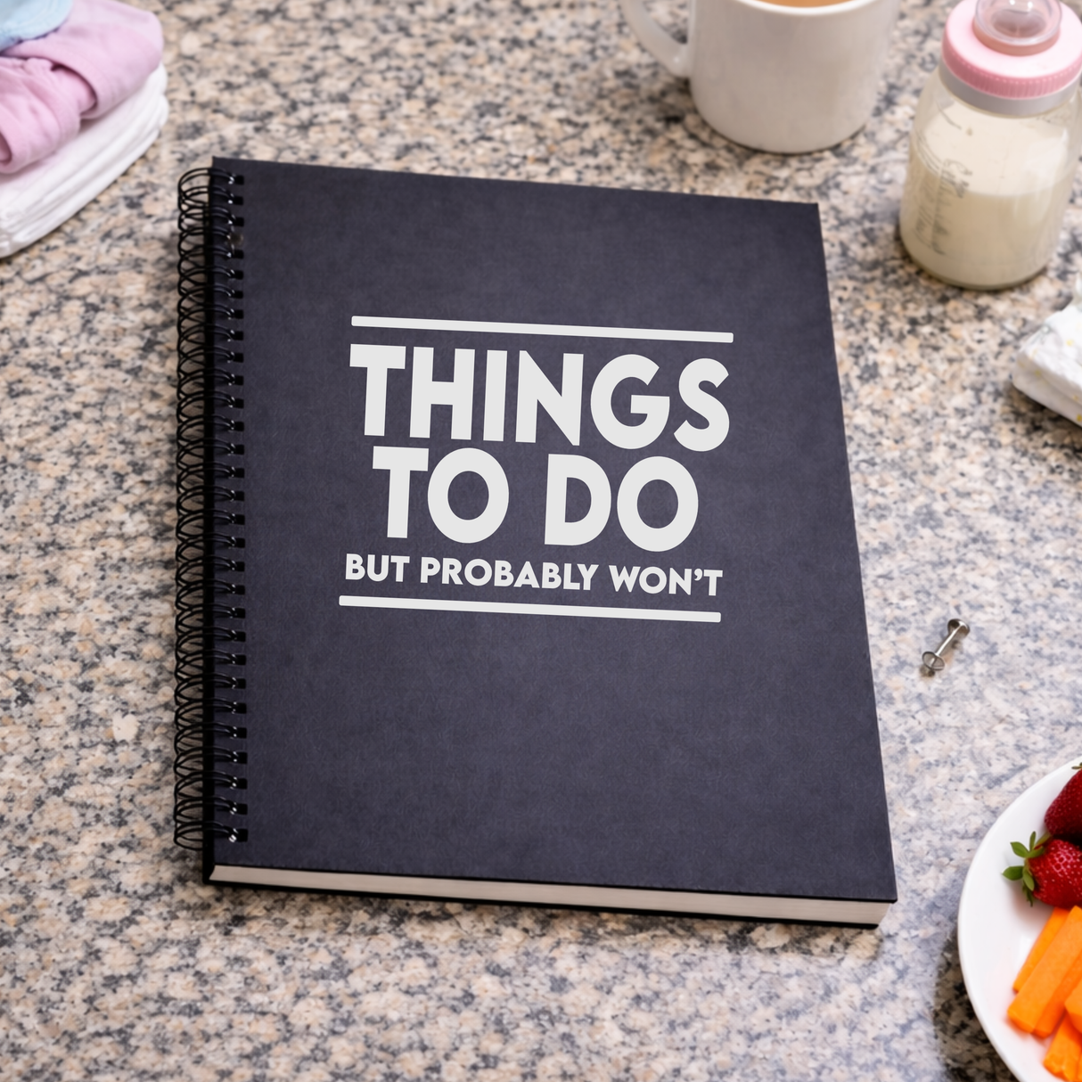 Things to Do but I Probably Won’t Funny Journal