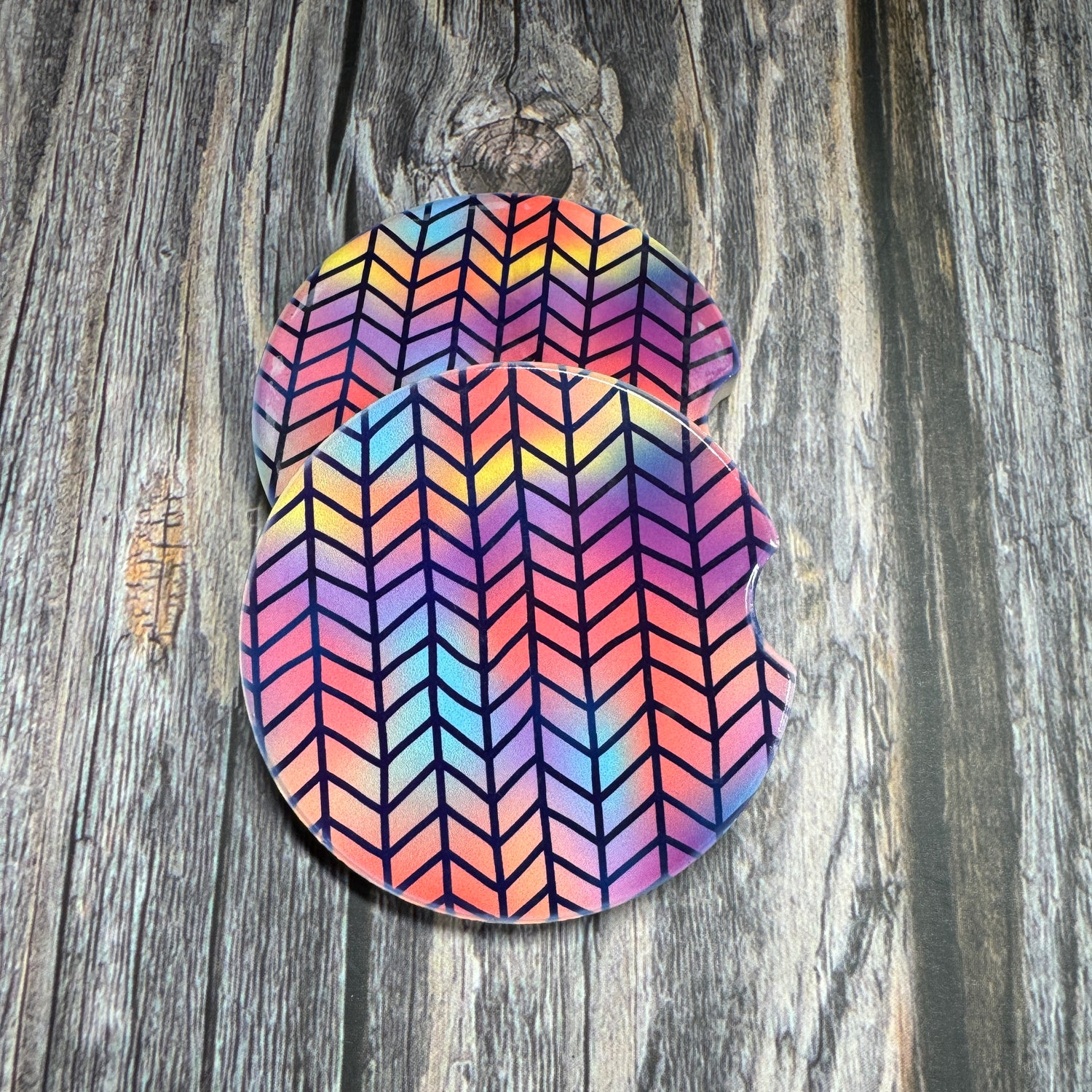 Custom Ceramic Car Coaster – Stylish Auto Accessory