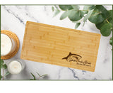 Shark Coochie Board – Funny Bamboo Cutting Board with Drip Ring | Laser Engraved