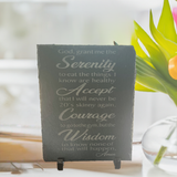 Funny Serenity Prayer Slate Sign