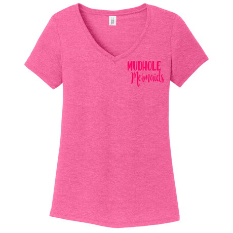 Mud Is Just Trail Glitter V-Neck Tee