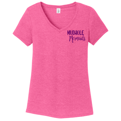 Mud Is Just Trail Glitter V-Neck Tee