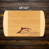 Shark Coochie Two Tone Board – Bamboo Cheese Board in Multiple Sizes